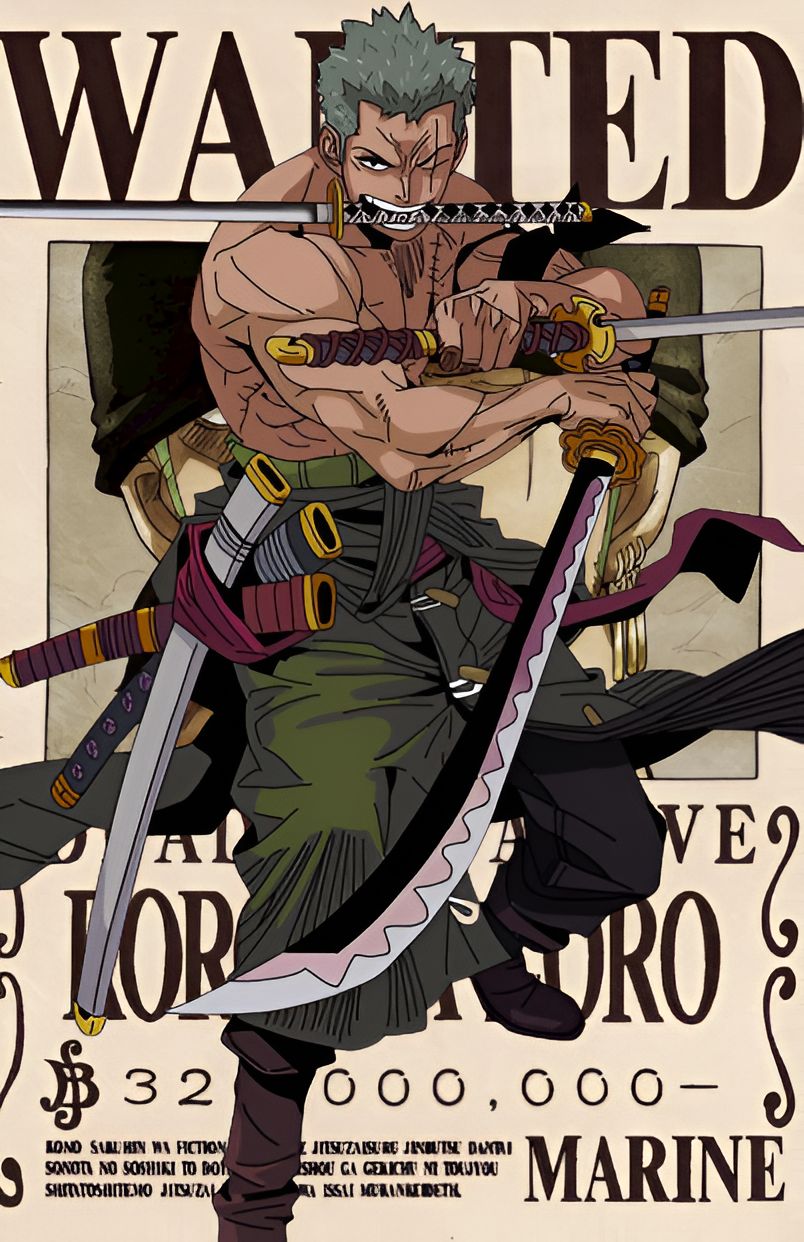 Roronoa Zoro Wanted Poster