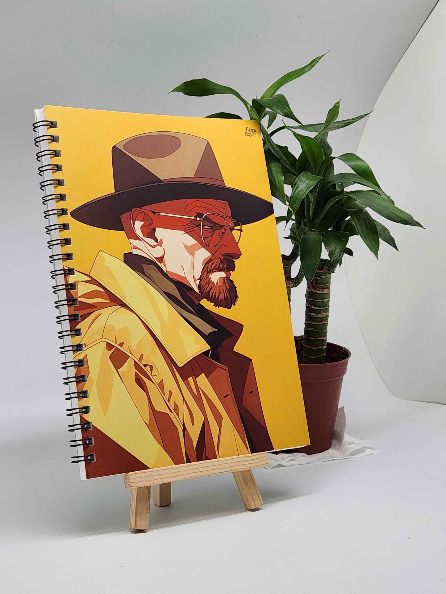 Walter White A5 Spiral Notebook – ‘Say My Name’ Edition with Premium Matte Finish and Hard Cover