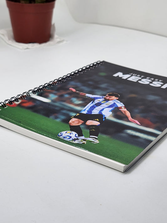 Messi A5 Spiral Notebook! Write Like a Genius, Dream Like a Champion