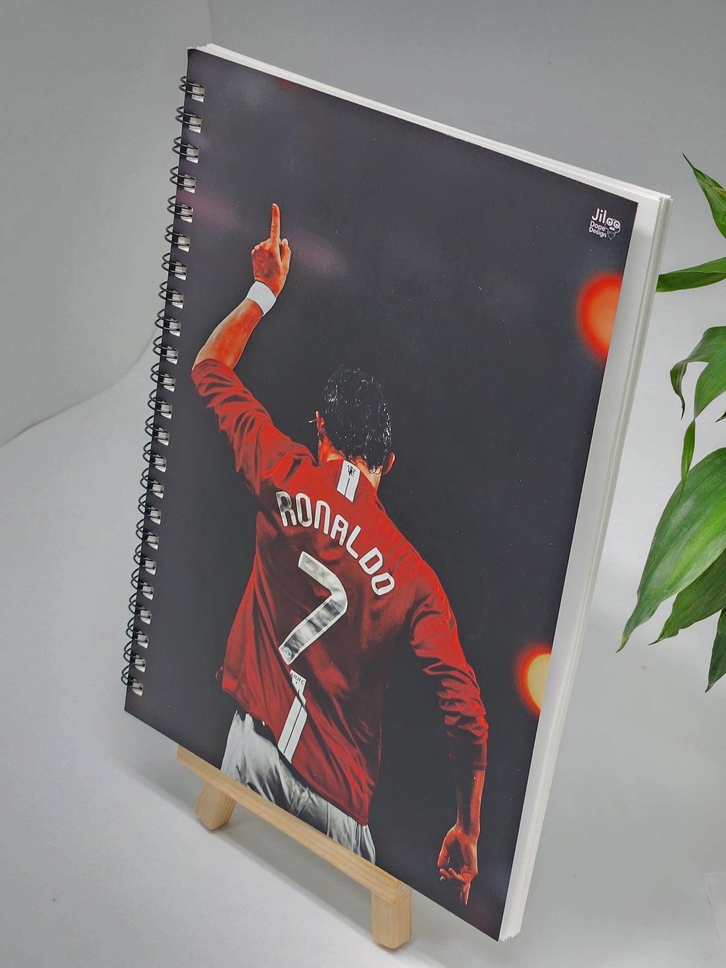 Ronaldo A5 Spiral Notebook - Papers for Every Champion