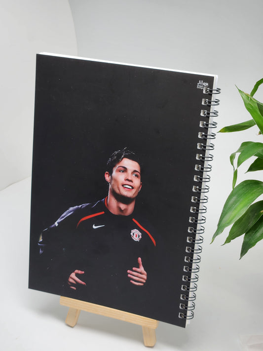 Ronaldo A5 Spiral Notebook - Papers for Every Champion