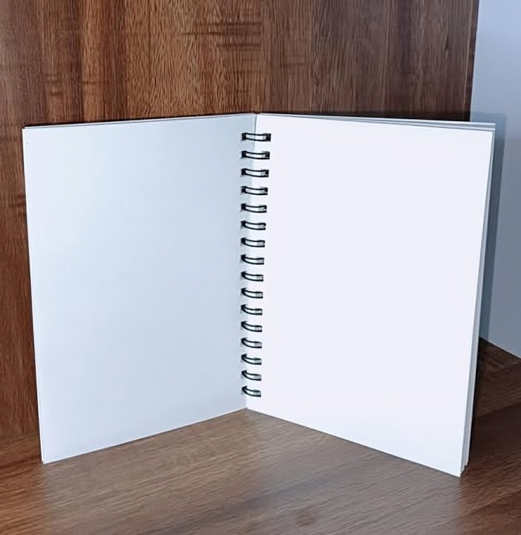 Cute A6 Size Spiral Notebook β Bubblegum Girl Design