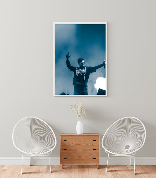 Anirudh Live Mode | Hukum Energy A5 Wall Poster