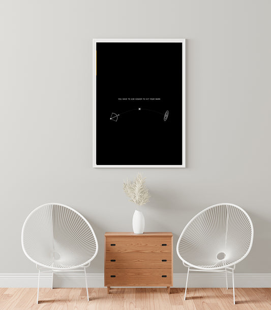 Aim Higher | Motivational Poster