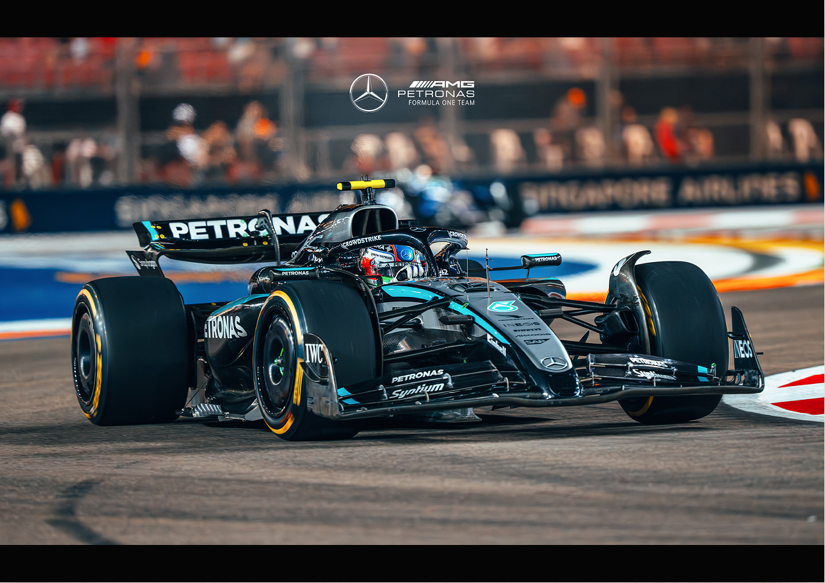 Mercedes AMG Petronas F1 Team A3 Wallposter Sticker