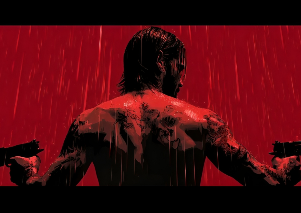 John Wick A3 Wallposter Sticker – The Legend Lives