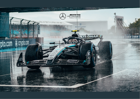 Mercedes AMG Petronas F1 Team A3 Wallposter Sticker – Pure F1 Power