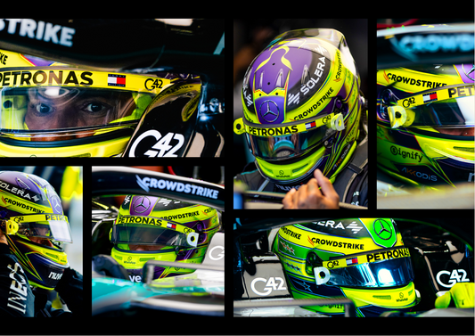 Mercedes AMG Petronas F1 A3 Wallposter Sticker – Champion Spirit