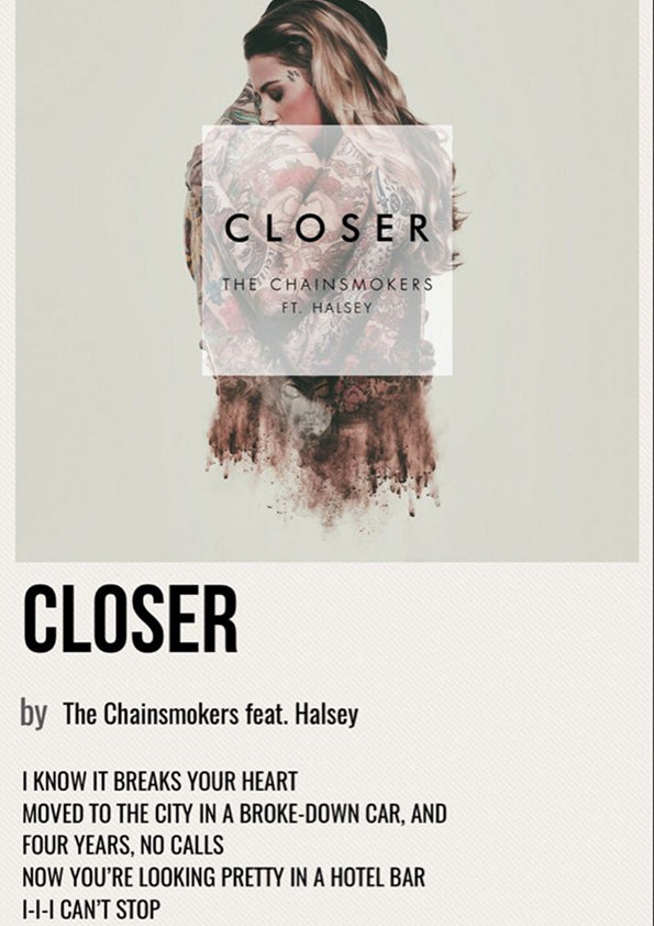Closer – The Chainsmokers ft. Halsey