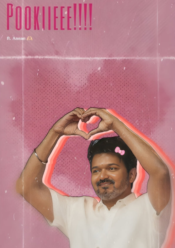 Pookie – Thalapathy Vijay A4 Poster