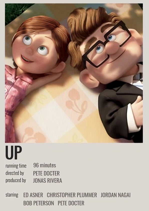 UP Movie A4 Poster – Carl & Ellie | ₹30 Only