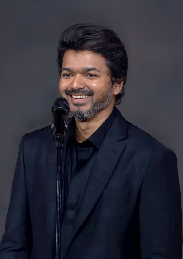 Thalapathy Vijay A4 Poster – Smile & Style Edition