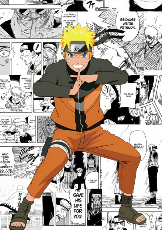 Naruto Uzumaki A4 Wall Poster