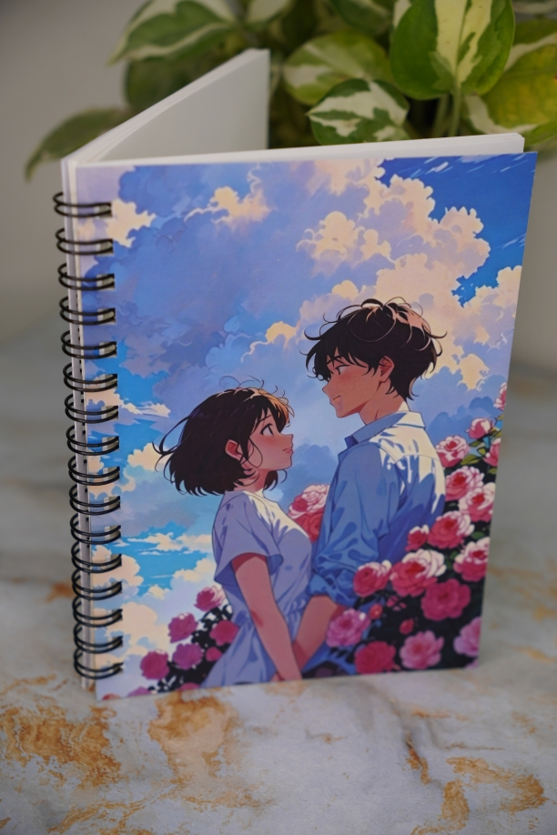 Romantic Aesthetic Anime Pocket A6 Notebook πβ¨