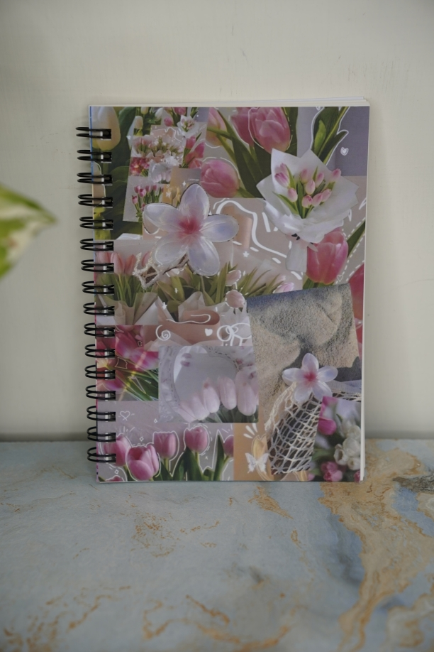 Floral Aesthetic Pocket A6 Notebook π·β¨