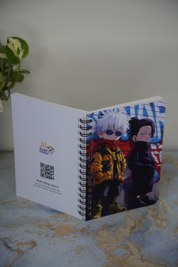 Cool Anime Aesthetic Pocket A6 Notebook β¨