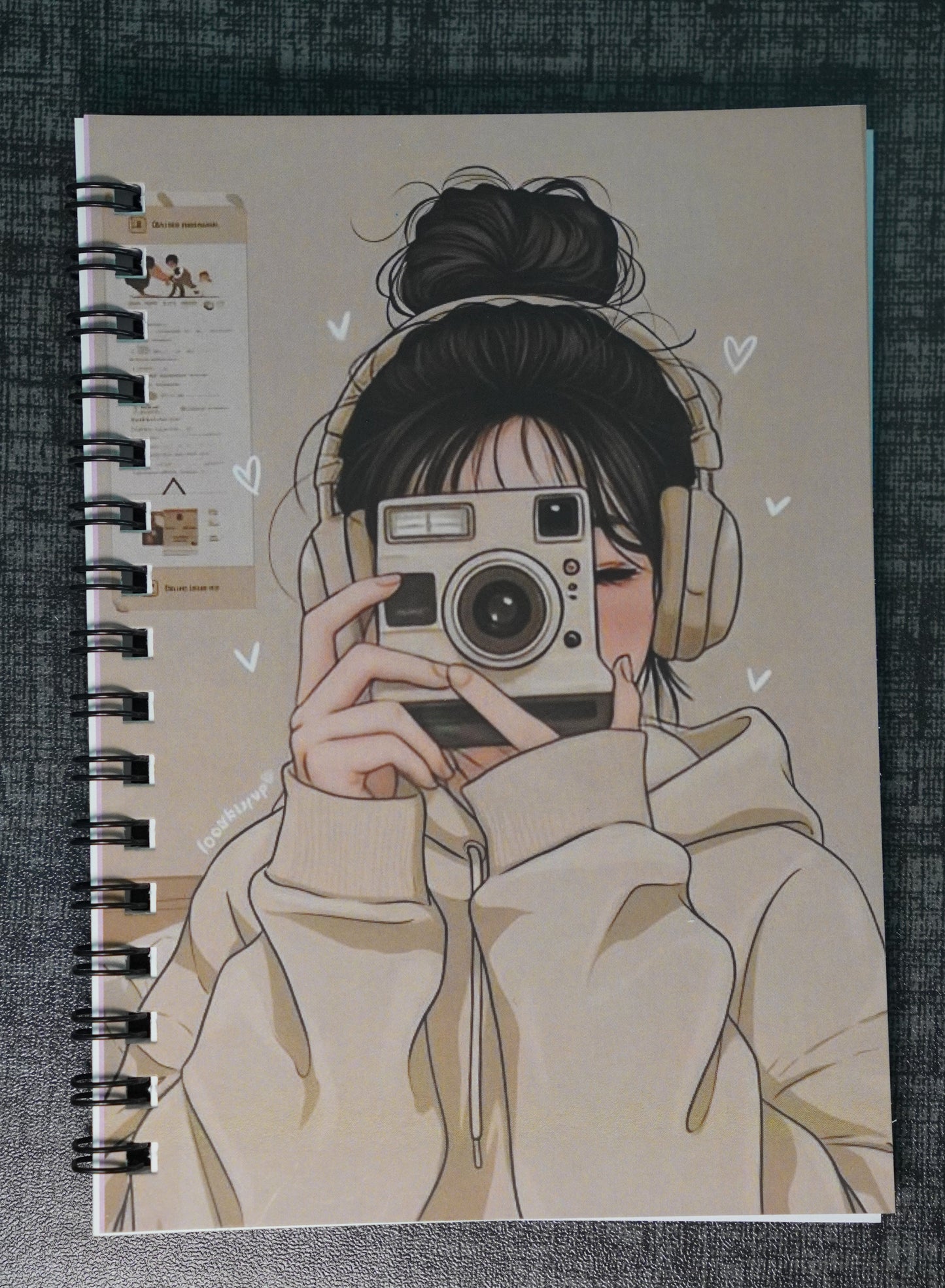 Hood Girl with Camera A6 Pocket Notebook – Just ₹69