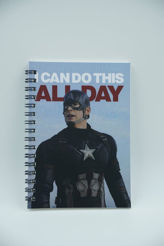 Captain America A5 Notebook – “I Can Do This All Day” – Just ₹149