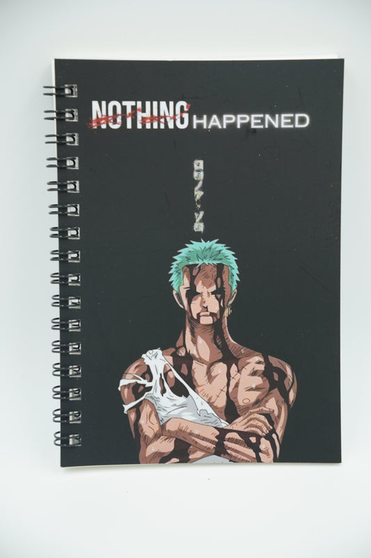 Zoro’s Silent Sacrifice | A5 notebook | Anime