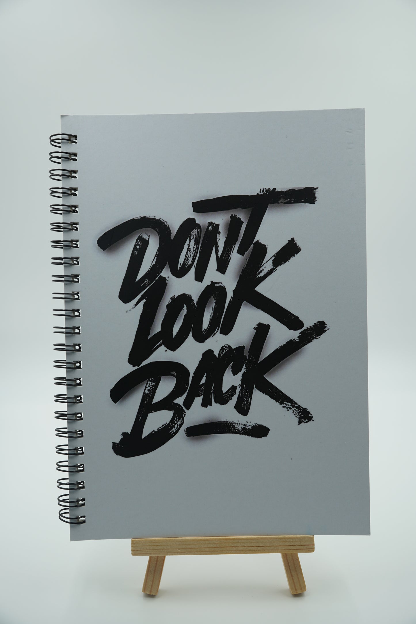 “Don’t Look Back” – Bold Brushstroke A5 notebook