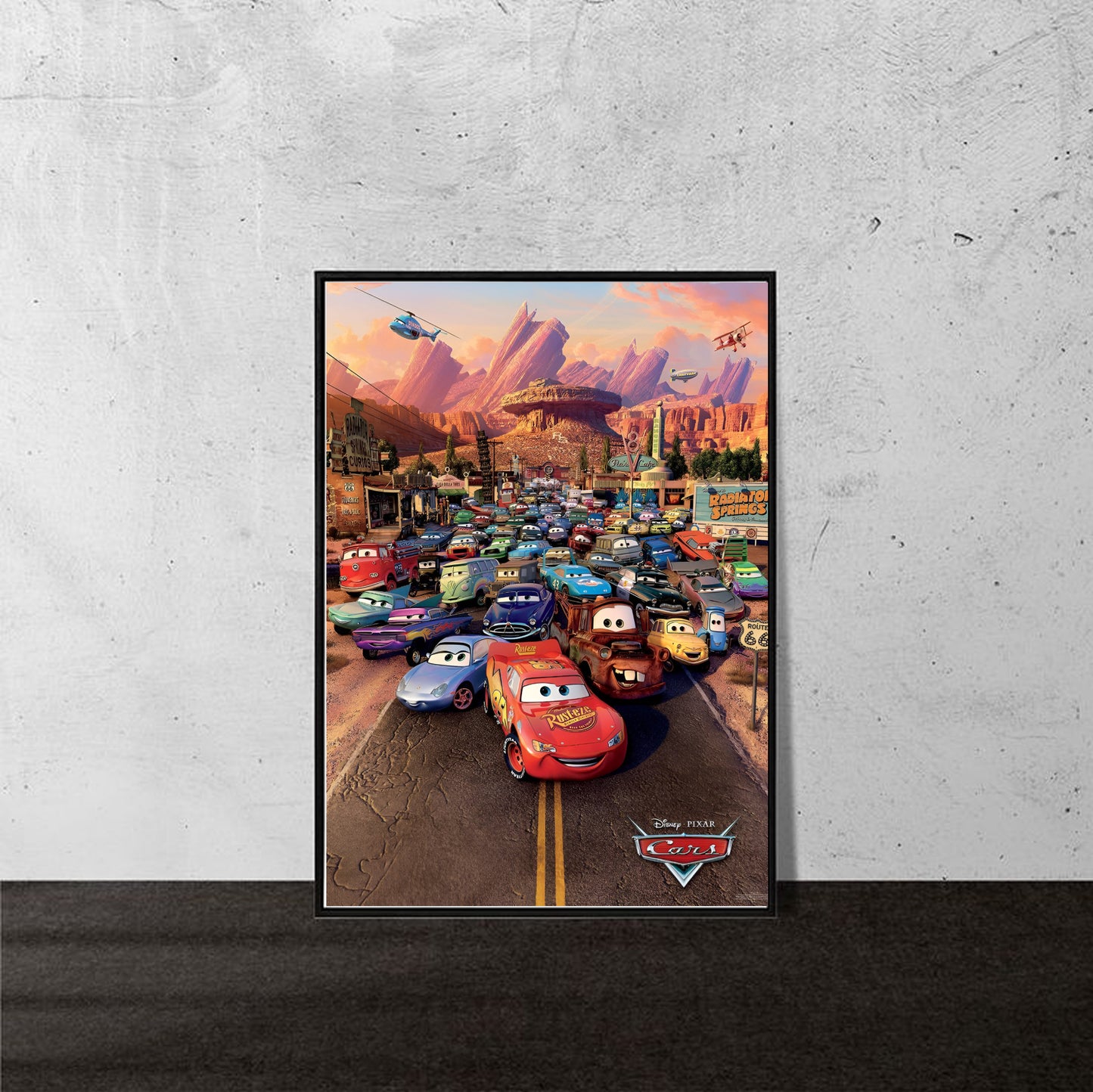 Disney Pixar Cars – Radiator Springs Rally A5 Poster