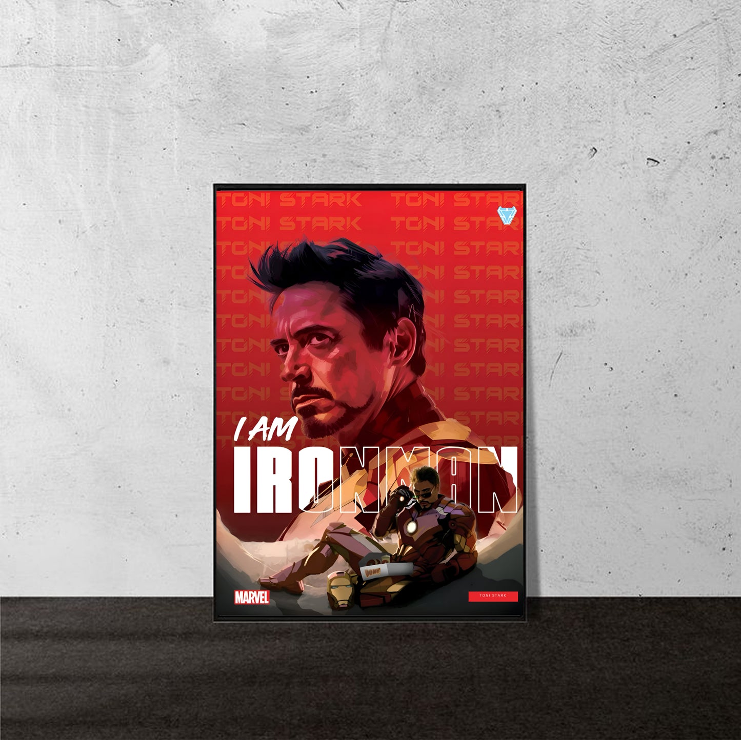 I Am Iron Man – Tony Stark A5 Poster
