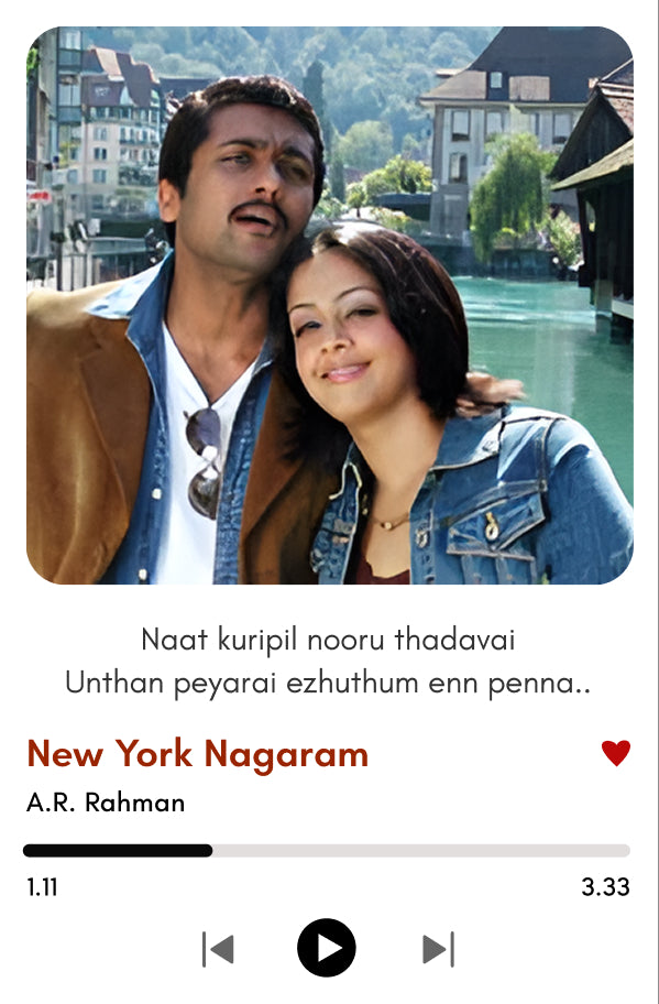 New York Nagaram | Suriya Jho love