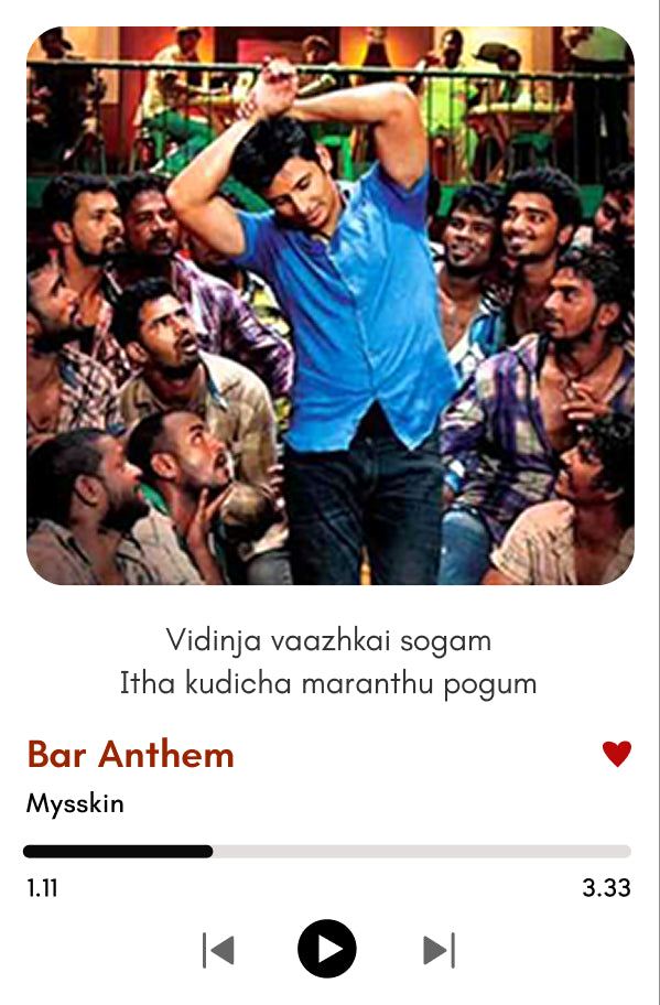 Bar Anthem – Cheers to Chaos | Tamil cinema