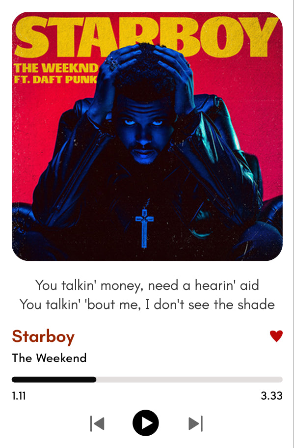 Starboy | The Weekend