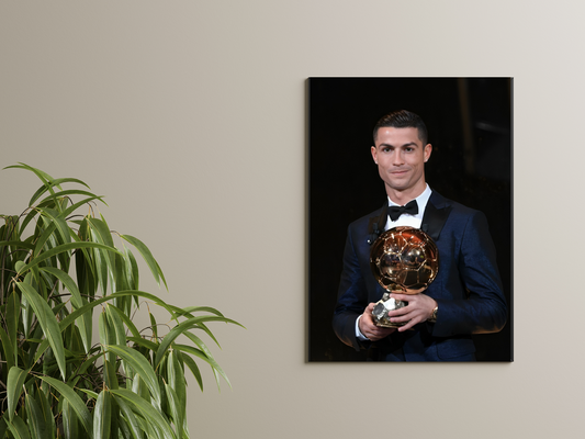 Cristiano Ronaldo Ballon d’Or A4 Poster