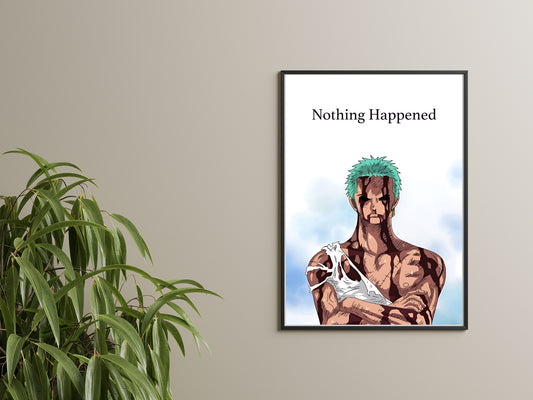 Zoro’s Silent Sacrifice | Nothing Happened | Anime