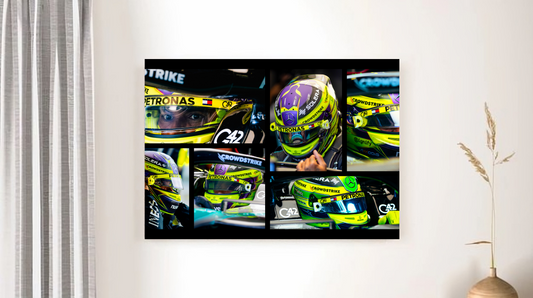 Mercedes AMG Petronas F1 A3 Wallposter Sticker – Champion Spirit