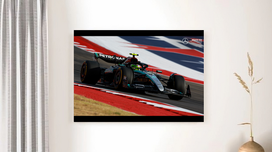 Mercedes AMG Petronas F1 Team A3 Wallposter Sticker