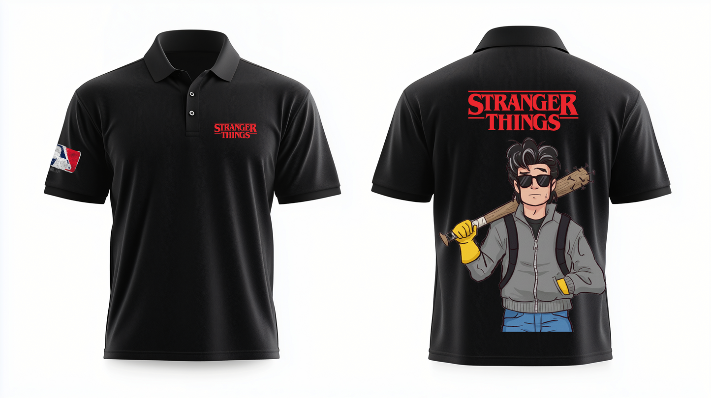Stranger Things | Our fav Baby sitter Steve Harrington | Hello ladies Polo T shirt