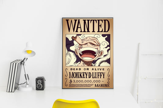 Monkey D. Luffy Gear 5 Wanted Poster