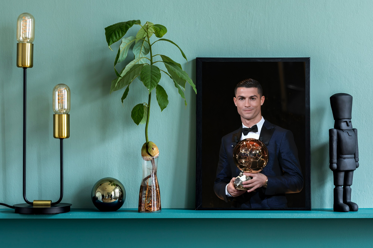Cristiano Ronaldo Ballon d’Or A4 Poster