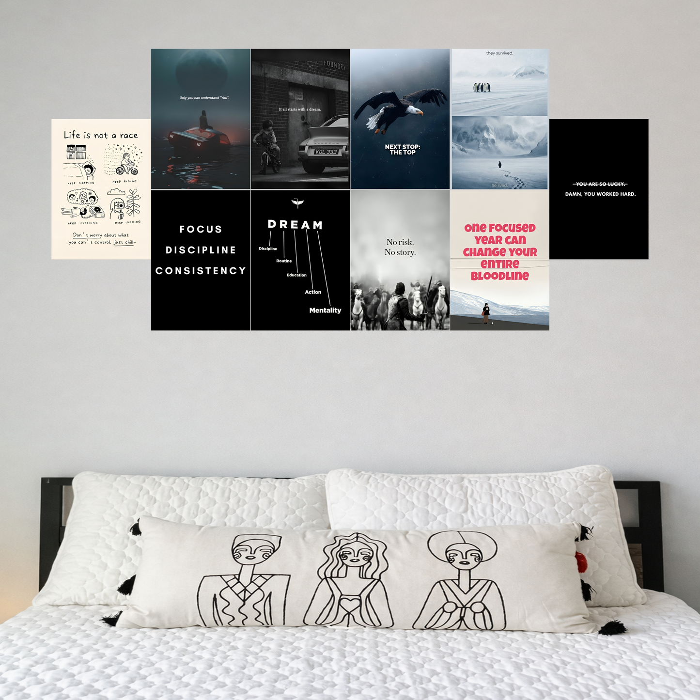 Motivational Quotes A4 Poster Collection
