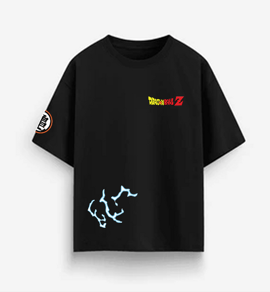 Goku Power-Up Back Print DBZ T-Shirt