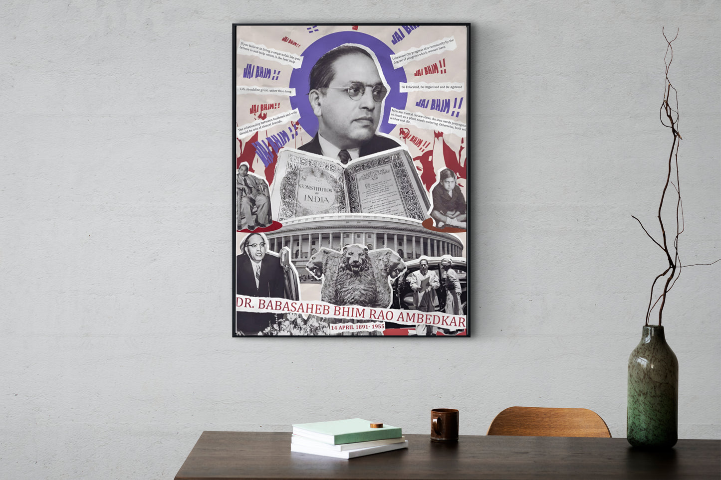 Dr. Babasaheb Ambedkar Poster