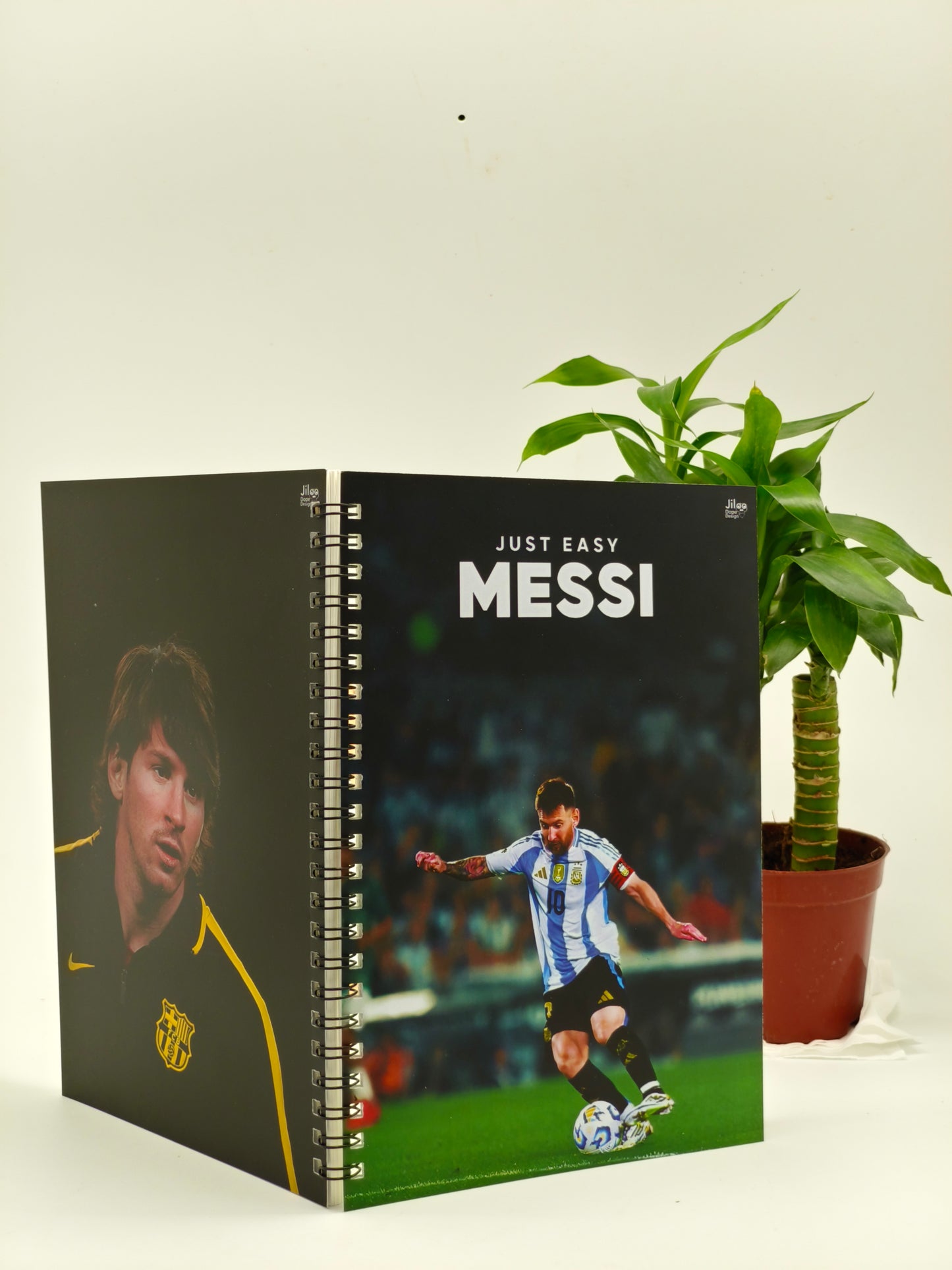 Messi A5 Spiral Notebook! Write Like a Genius, Dream Like a Champion