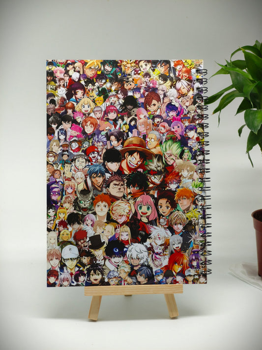 Anime Inspired A5 Spiral Notebook! - Write Bold, Live Anime