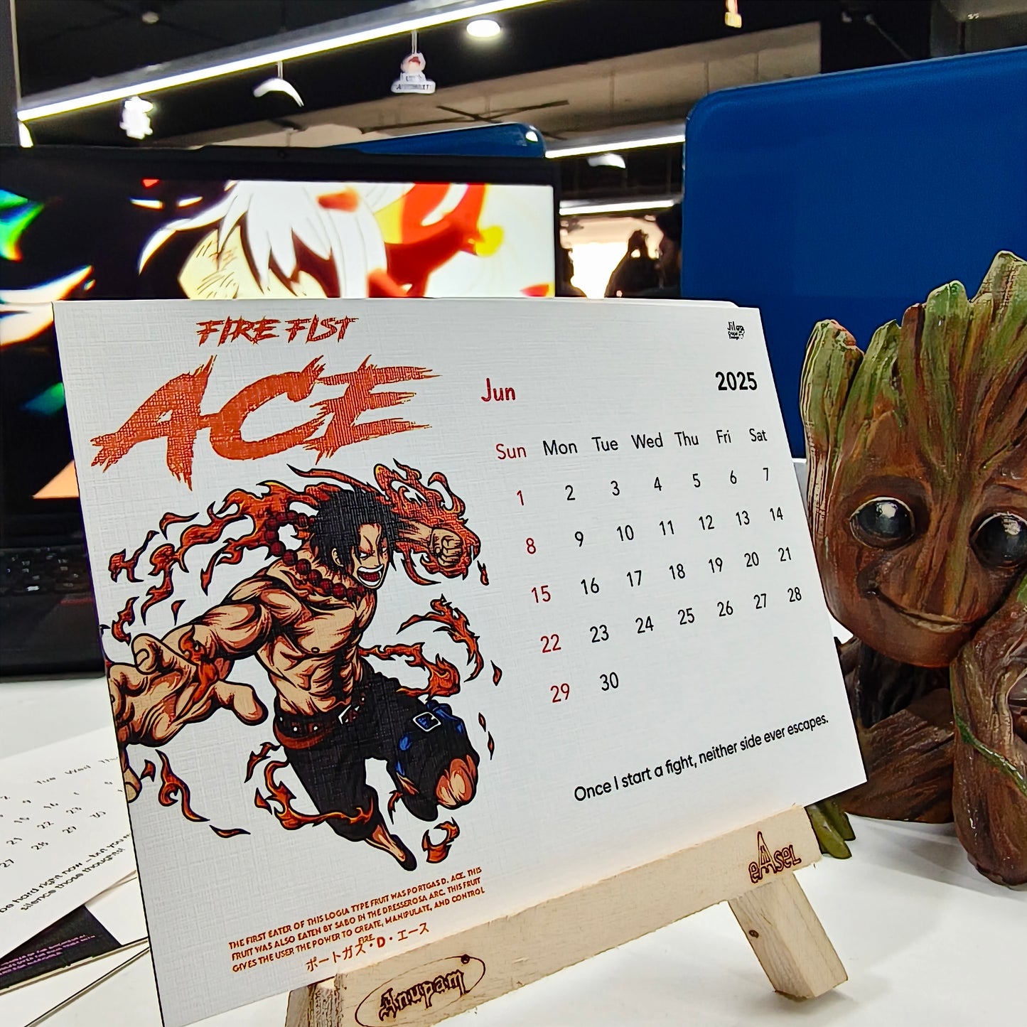 One Piece character Calendar | with One piece Quote | The One Piece Timeline