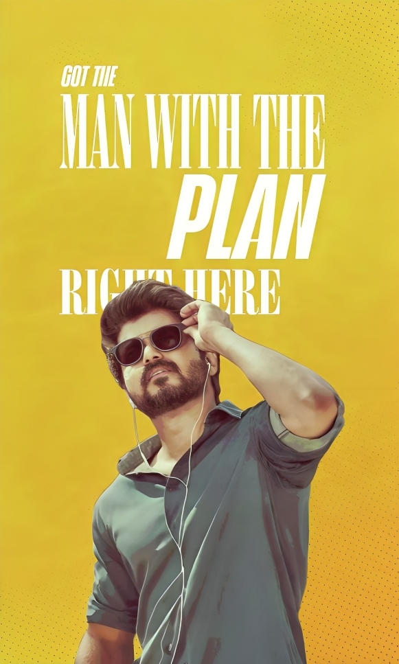 Thalapathy Vijay Master A4 Poster – ₹30