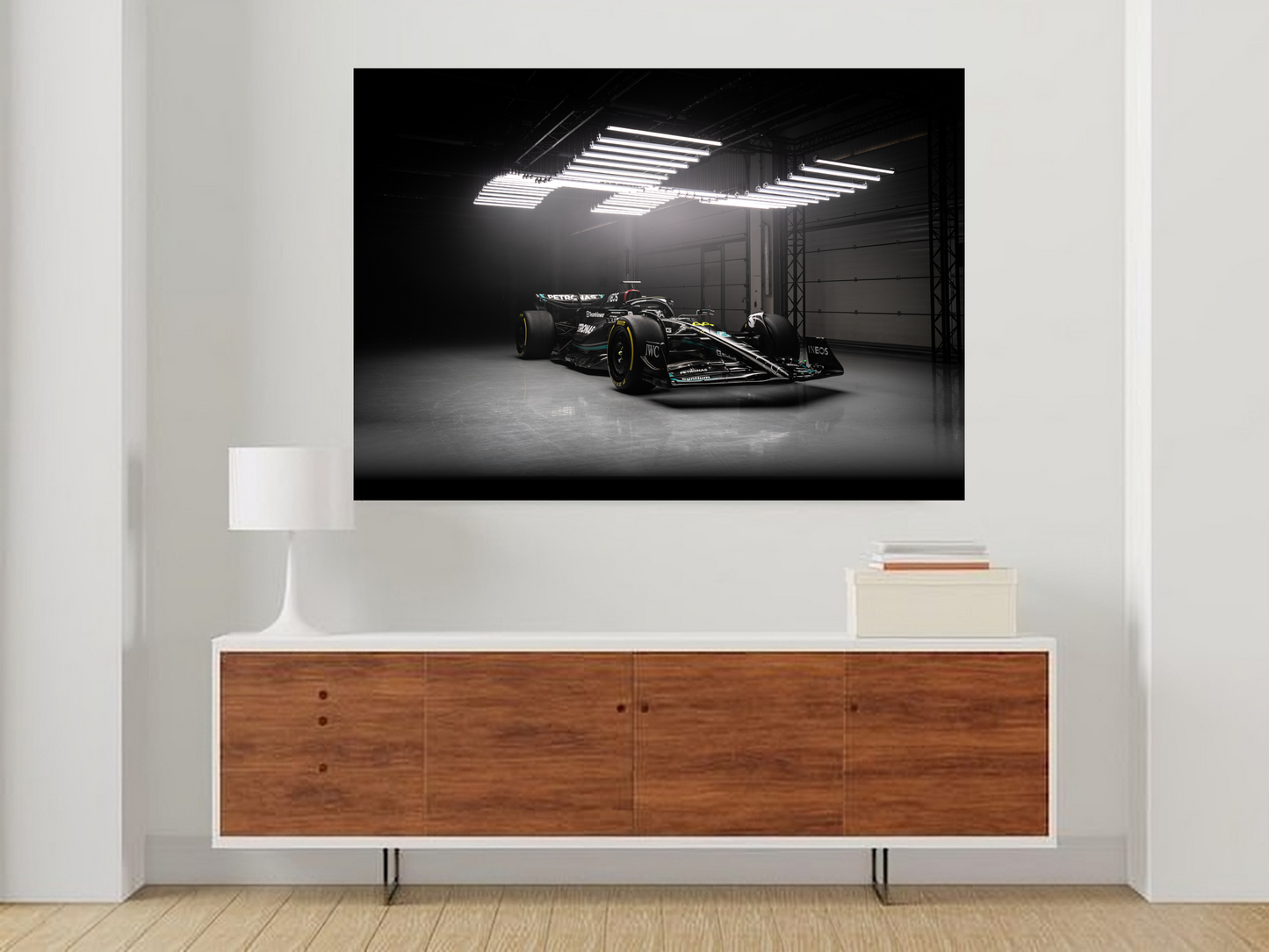Mercedes AMG Petronas F1 Team A3 Wallposter Sticker