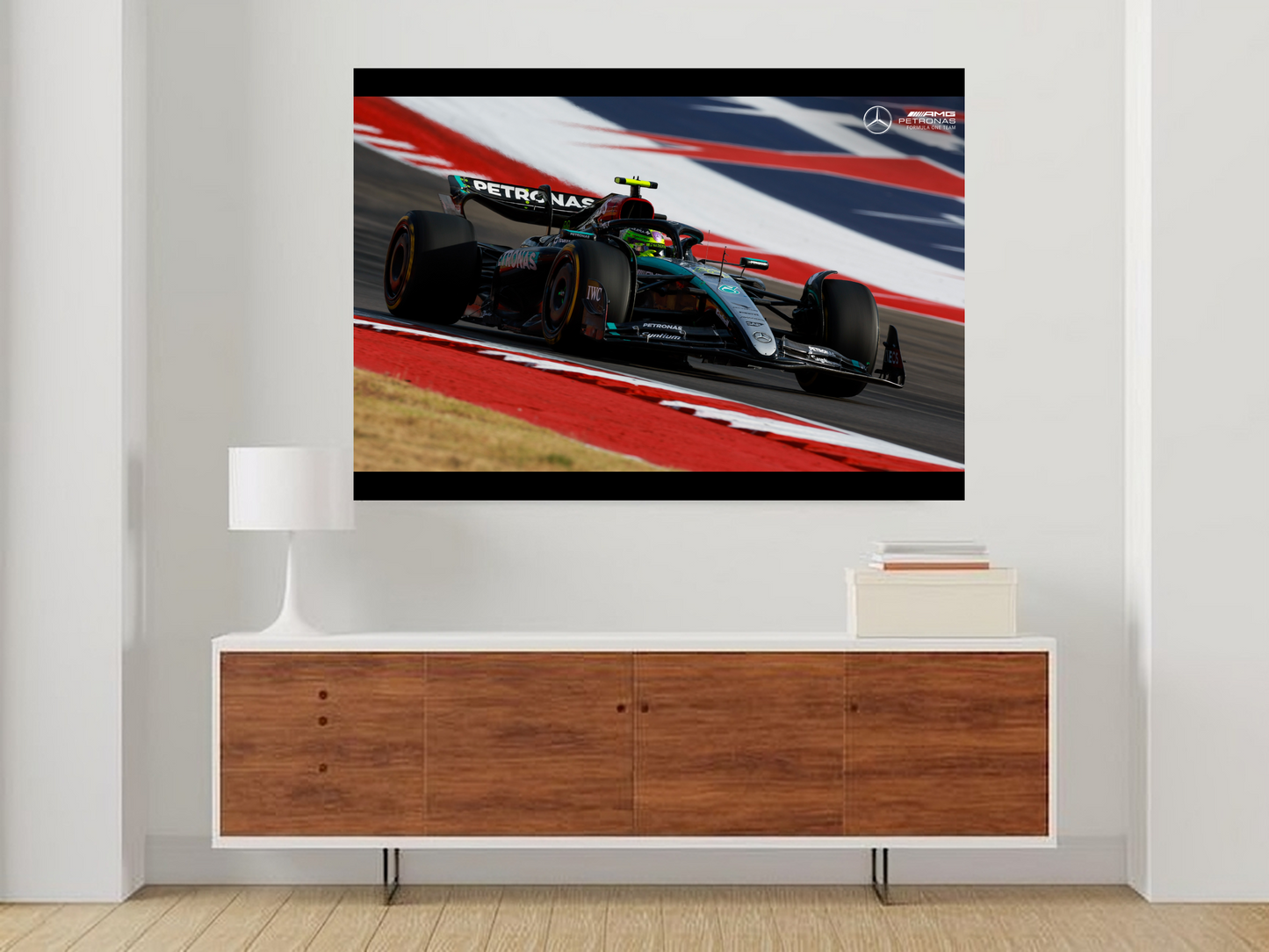 Mercedes AMG Petronas F1 Team A3 Wallposter Sticker