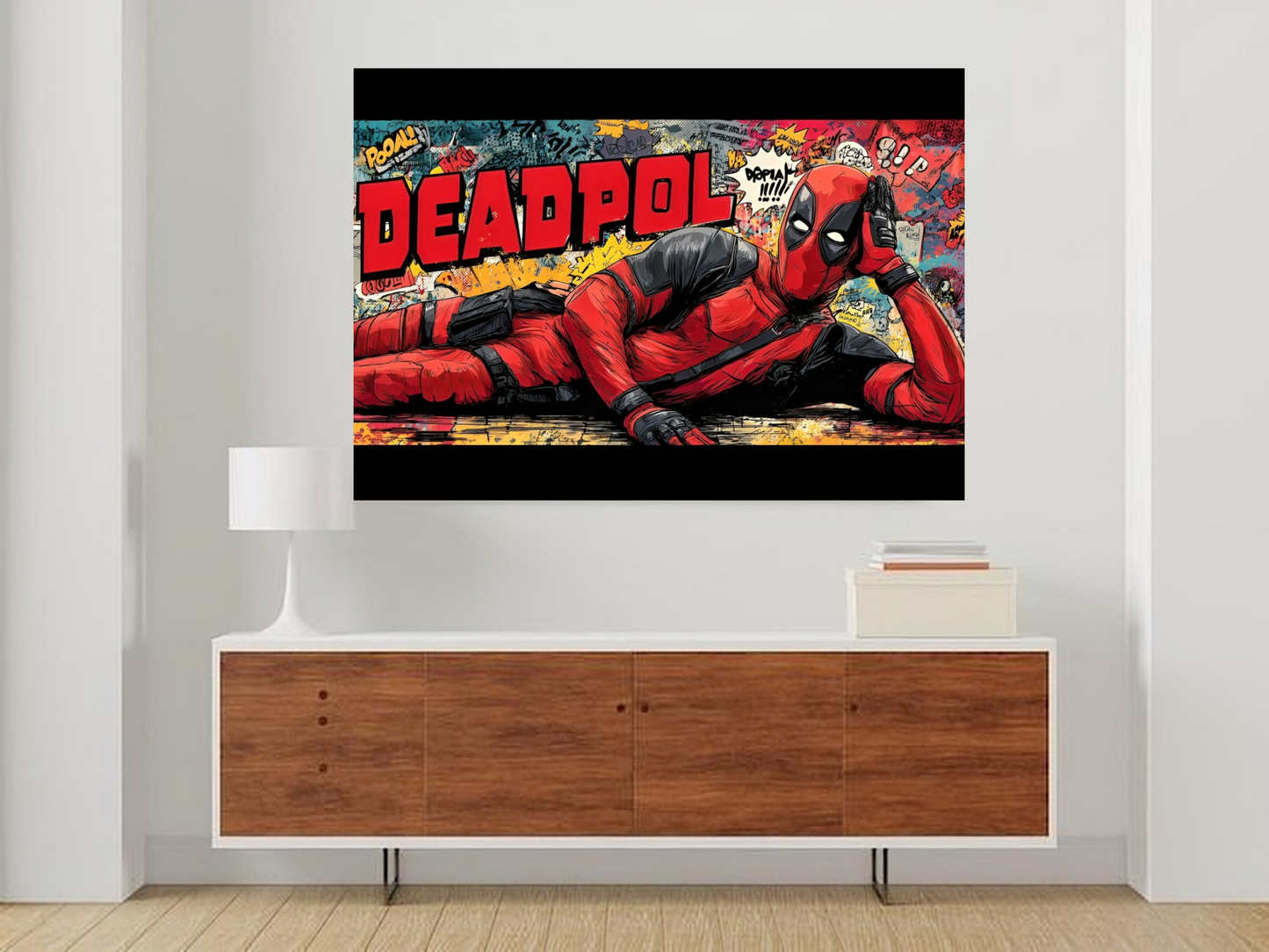 Deadpool A3 Wallposter Sticker – Quirky Anti-Hero Vibes