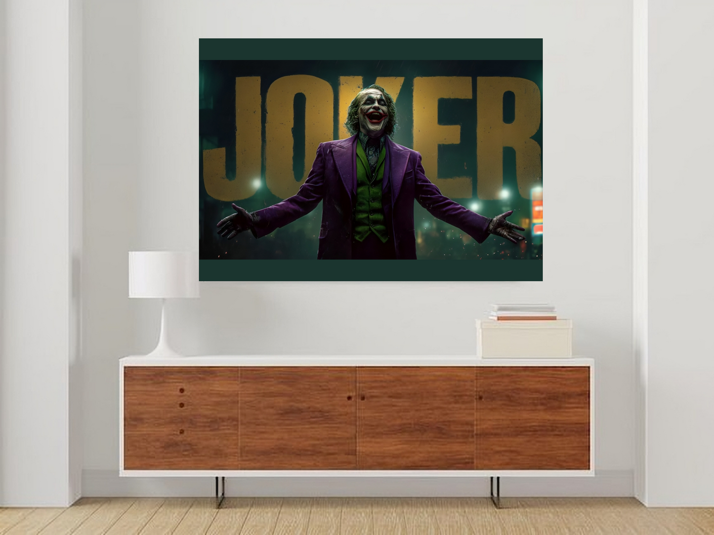 Joker A3 Wallposter Sticker – Madness & Art Collide