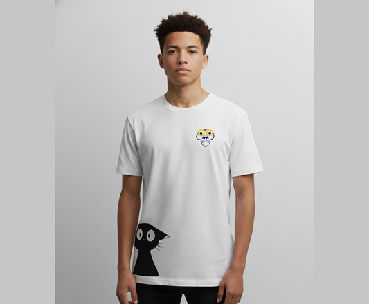 Cat Printed T-shirt