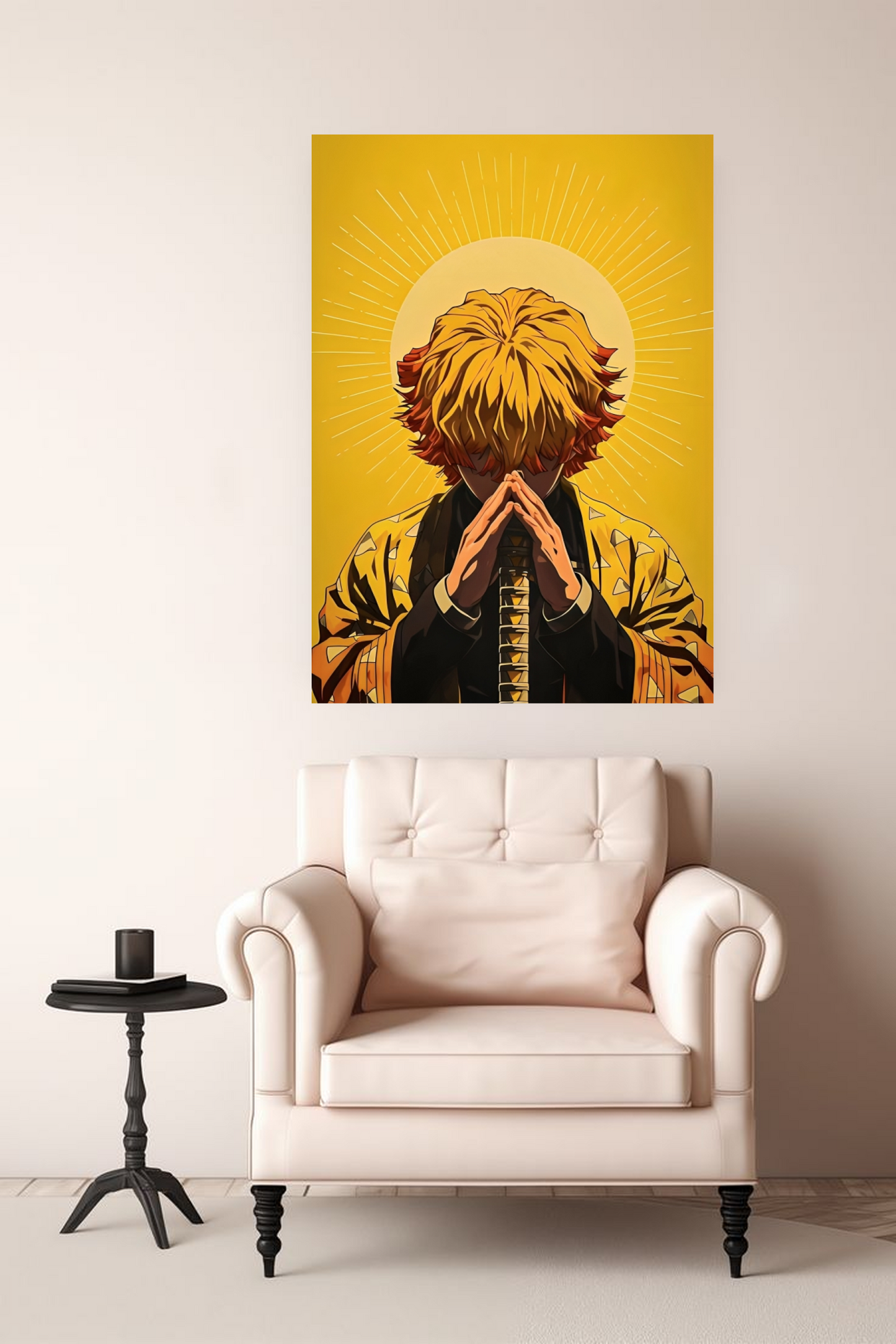 Zenitsu-Inspired A4 poster– Anime Edition