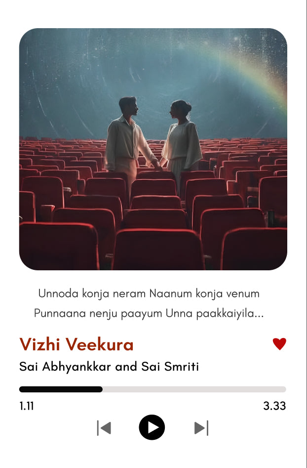 Vizhi Veekura – A Soothing Tamil Love Song Polaroid